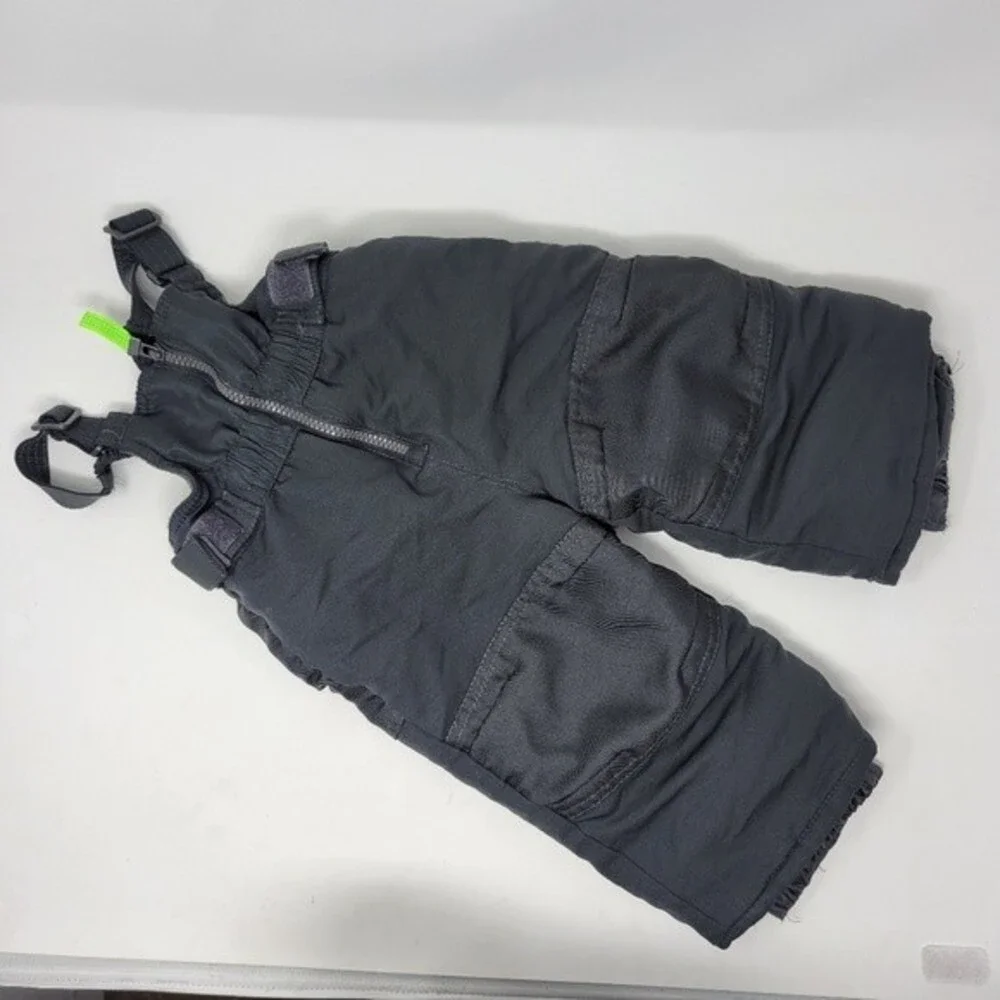 Cherokee baby snowbibs overalls‎ black 12M